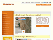 Tablet Screenshot of massafra.com.br